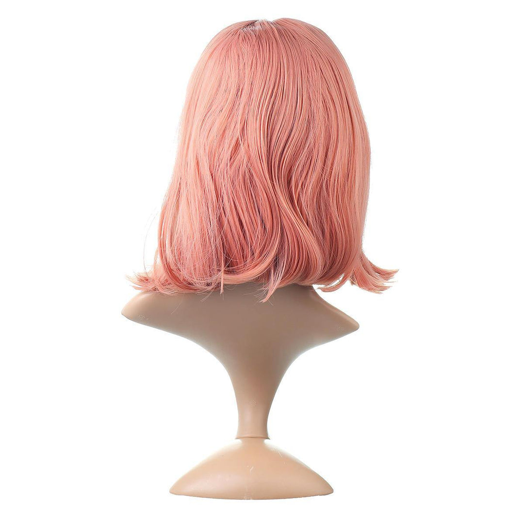 12/14 inch Pink Bob Lace Front Wig Human Hair Pre Plucked Blonde Grey Green Ombre Short Bob Wigs - Trendha