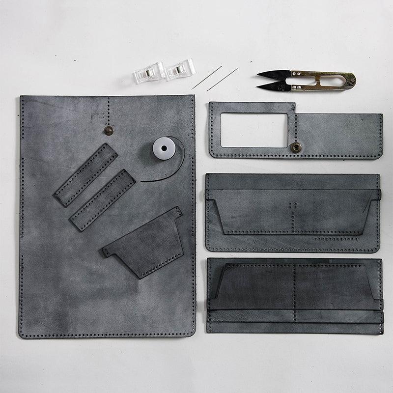 DIY Mist Wax Leather Handmade Wallet Material - Trendha