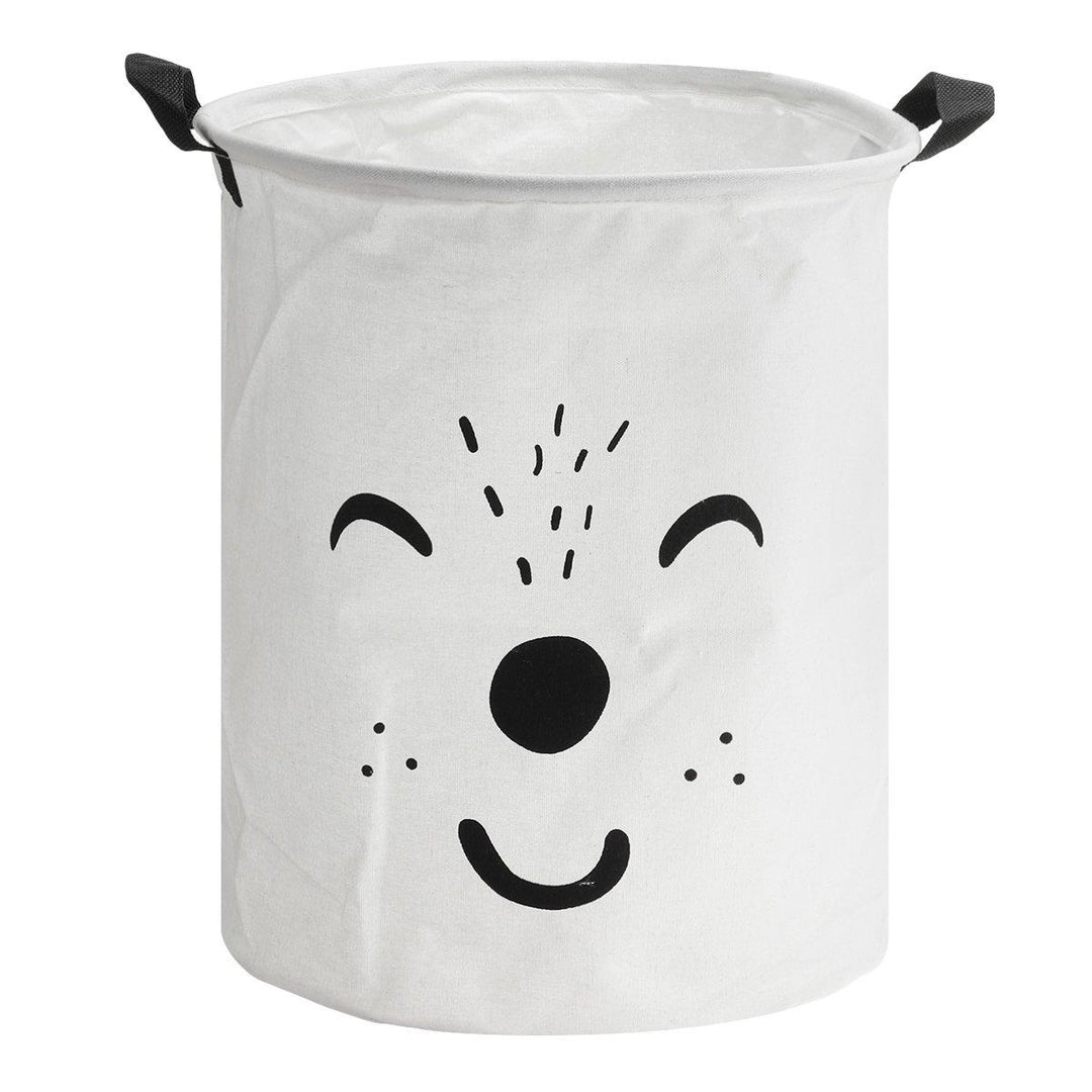 35x40CM Cotton PE Foldable Storage Laundry Hamper Clothes Basket Waterproof Toy Hamper - Trendha