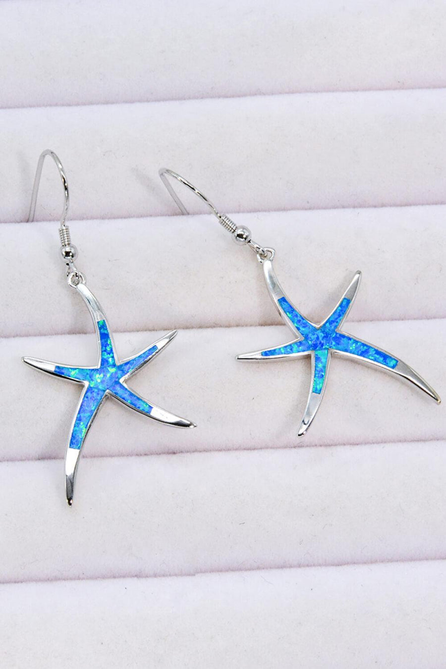 Opal Starfish Drop Earrings - Trendha