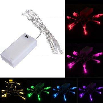 1M 10 LED Battery Powered Christmas Wedding Party String Fairy Light - Trendha