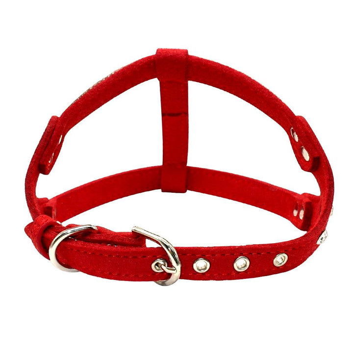Fashion Luxury Leather Dog's Harness - Trendha