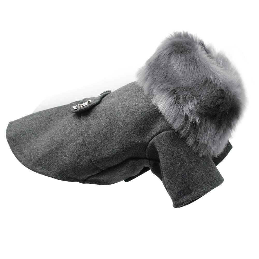 Fashion Woolen Dog Jacket - Trendha