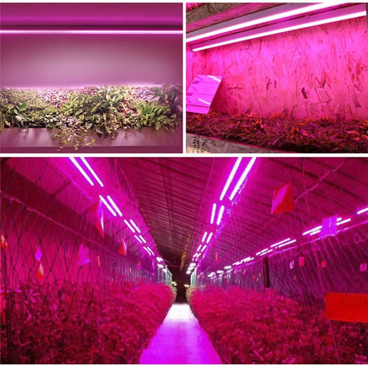 20W 96LED Grow Light Tube Full Spectrum Indoor Plant lamp Greenhouse Double Tube - Trendha