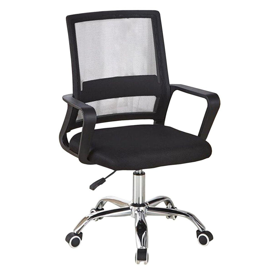 Office Mesh Chair Ergonomic Swivel Mid-back Computer Desk Seat Metal Base Adjustable Lifting Chair Home Office Furniture - Trendha