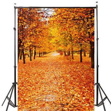 5x7ft Vinyl Autumn Fall Photography Background Photo Studio Prop Backdrop - Trendha