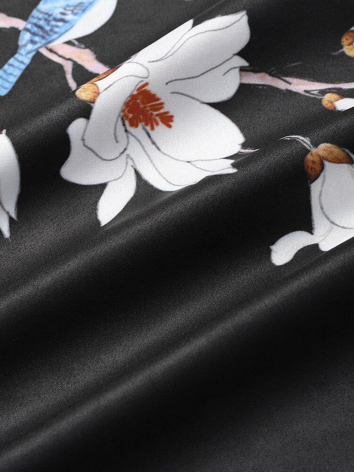 Mens Flower Print Casual Shirts - Trendha