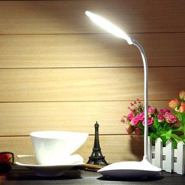 Flexible Rechargeable Dimmable USB LED Night Light Bedside Desktop Reading Table Lamp - Trendha