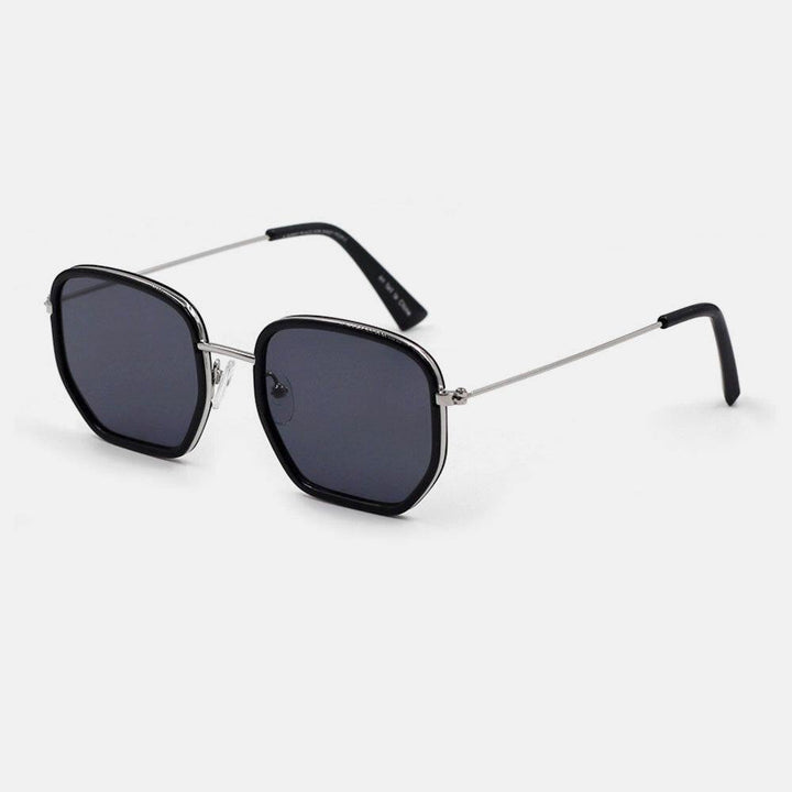 Women Metal Frame Retro Fashion Irregular Shpae UV Protection Sunglasses - Trendha