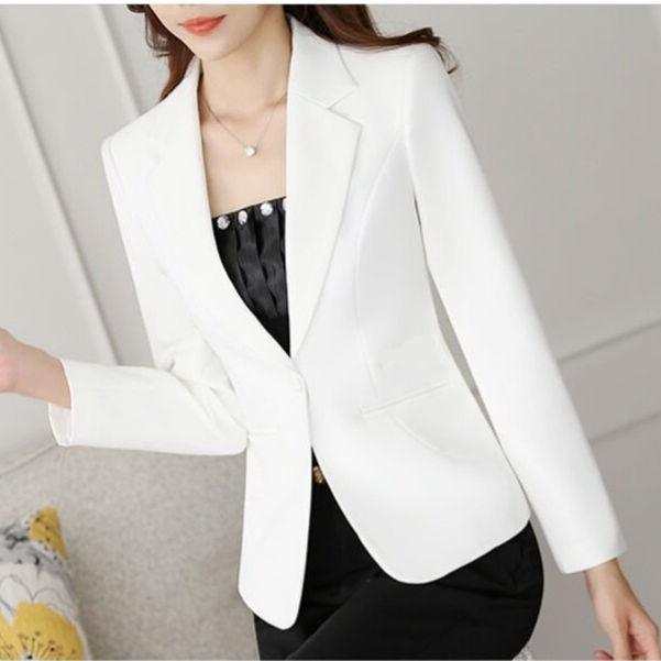 Fashion Slim Short Casual Ladies Suit Jacket - Trendha