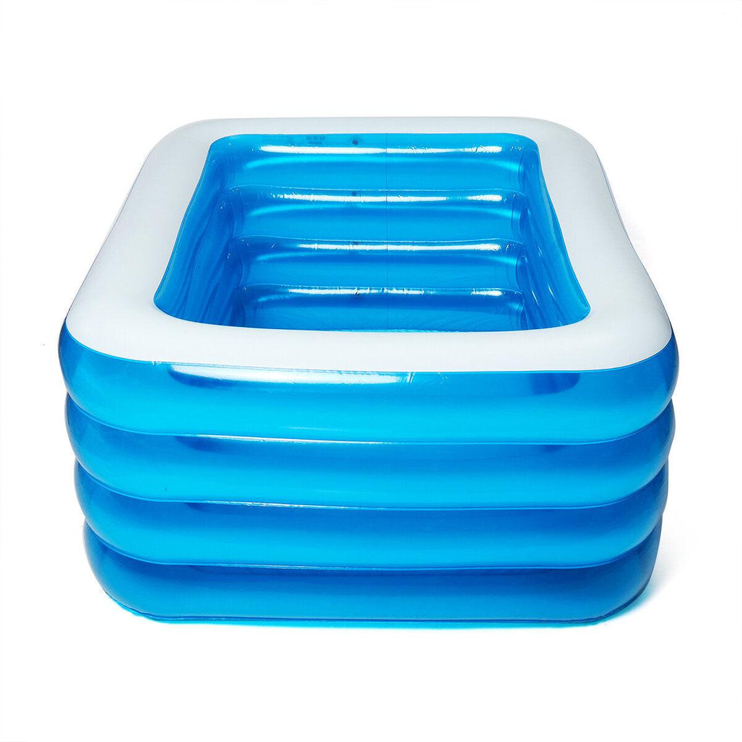 PVC 3/4 Layers Inflatable Swimming Pool Camping Garden Ground Pool - Trendha