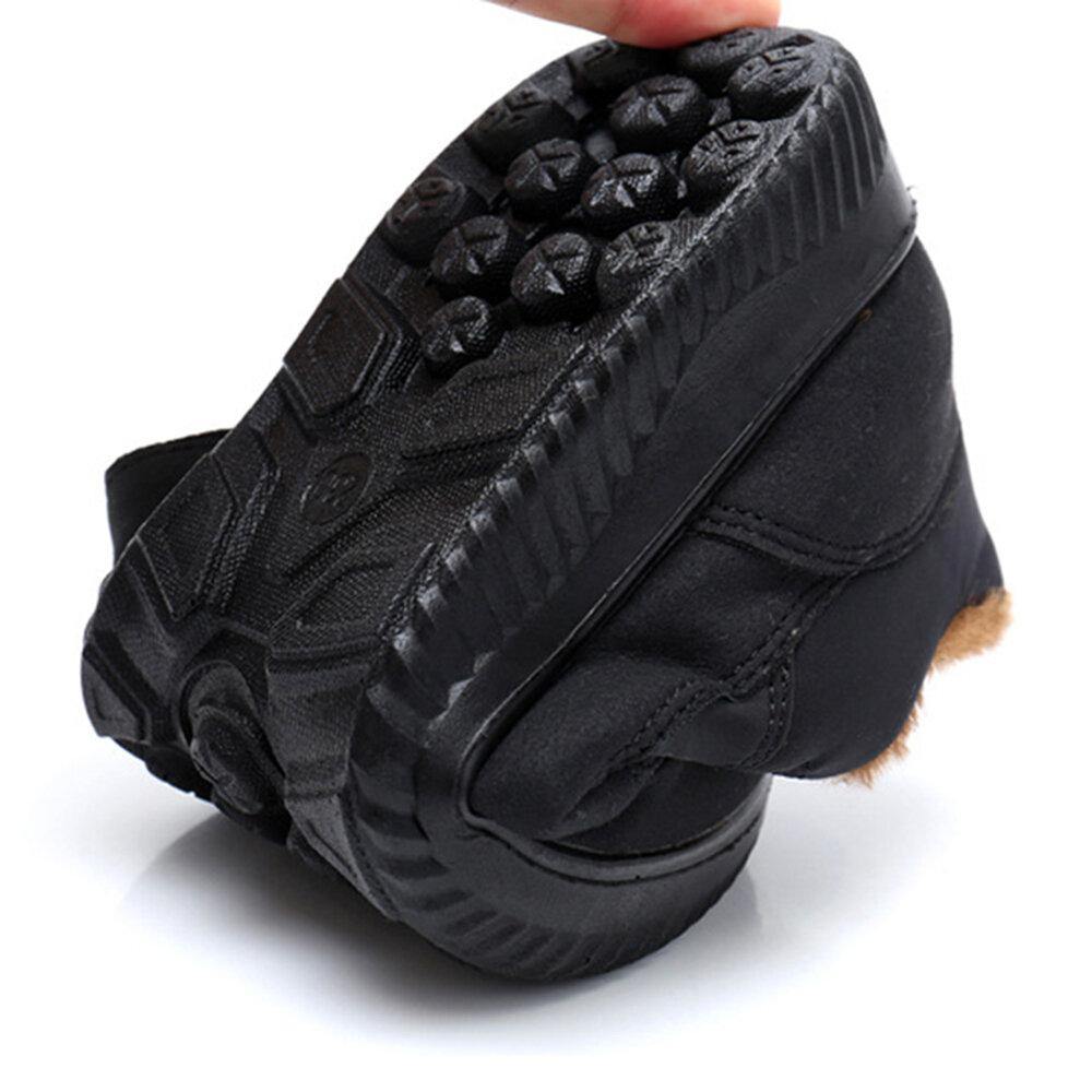 Women Comfy Winter Warm Lining Waterproof Slip Resistant Snow Boots - Trendha