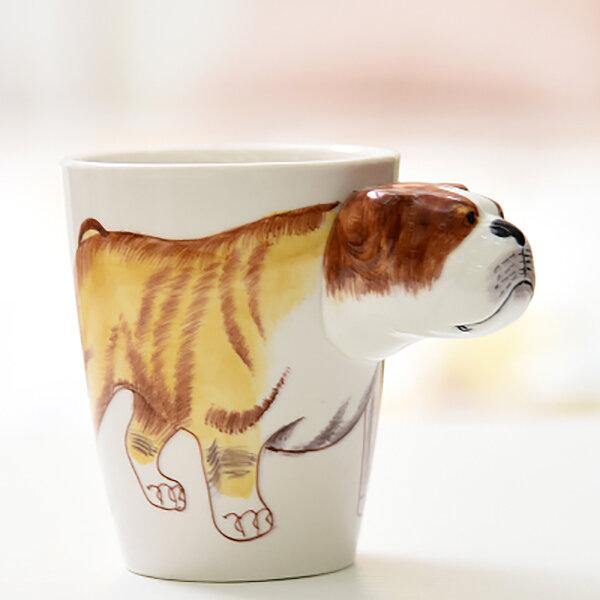 3D Ceramic Mug Pure Hand-painted Animal Cup Cartoon Cup Painted Coffee Mug - Trendha