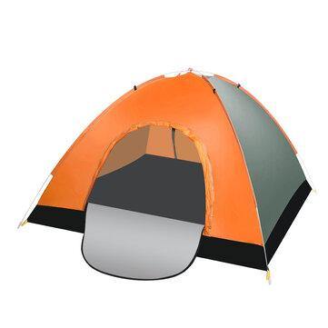IPRee® 3-4 Person Double Door Automatic Instant Camping Tent Double Layer Waterproof Tent For Hiking Travelling - Trendha