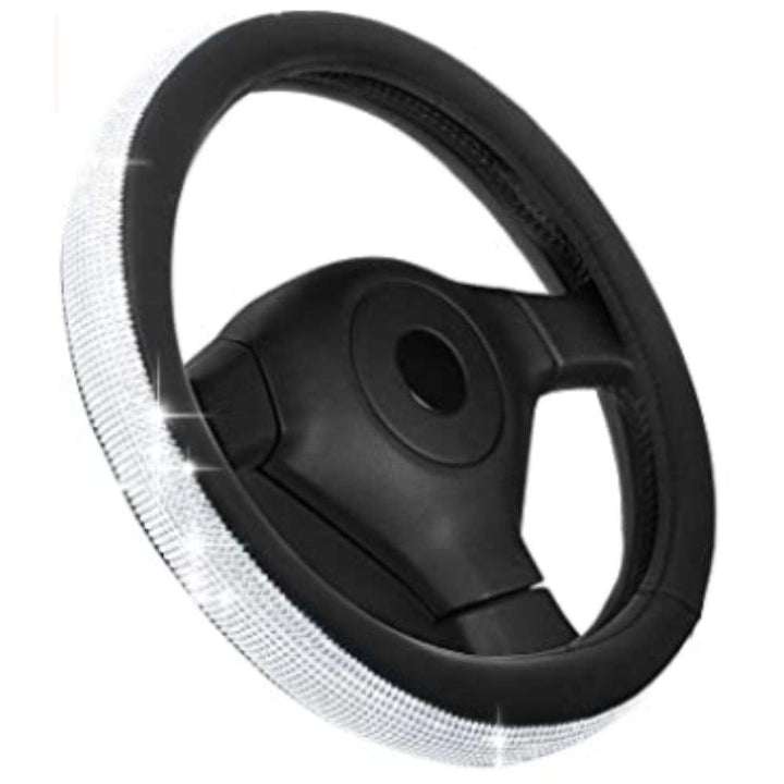 Rhinestone Steering Wheel Cover - Trendha