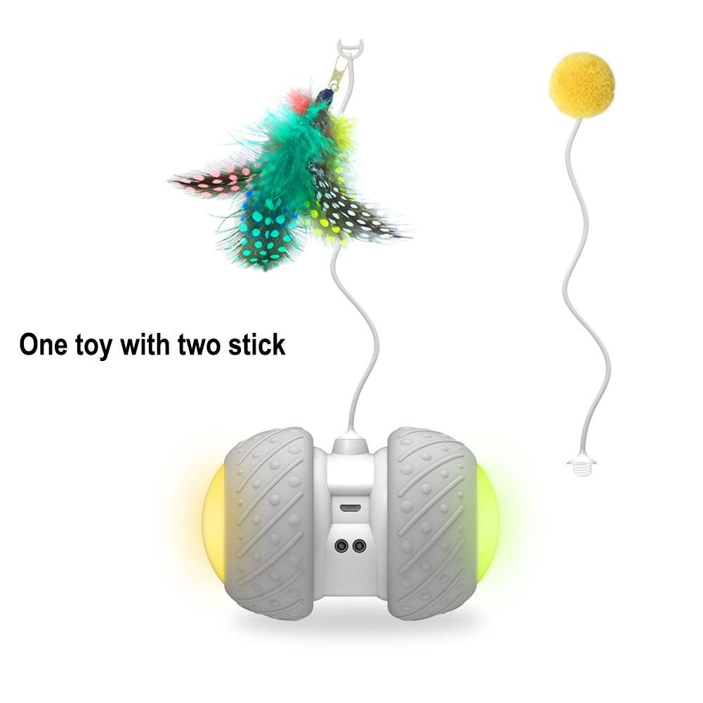 Feather Decorated Interactive Cat Toy - Trendha