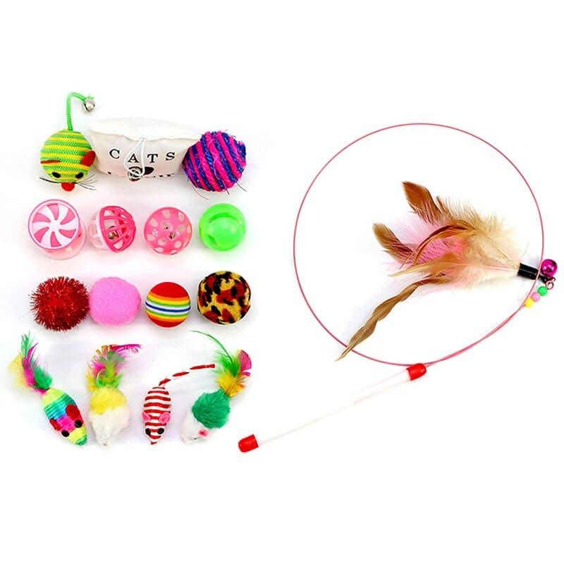 Feather Toy 16 Pcs Set - Trendha