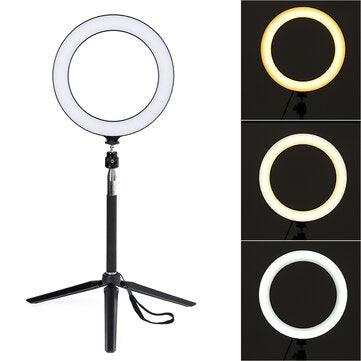 LED Selfie Ring Light Kits With Stand Tripod Clip For Phone Selfie Live Stream - Trendha