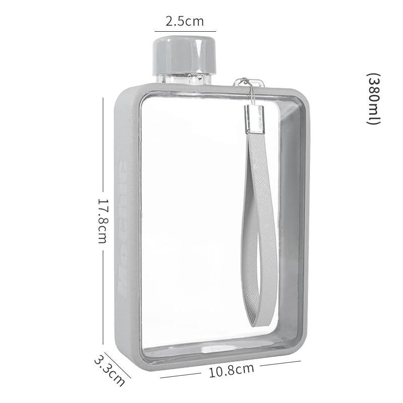 Flat Water Bottle with Bag - Trendha