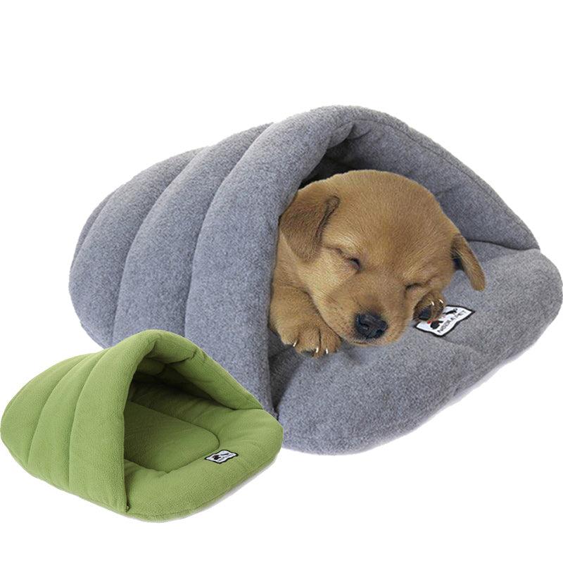 Fleece Pet's Sleeping Bed with Cushion - Trendha