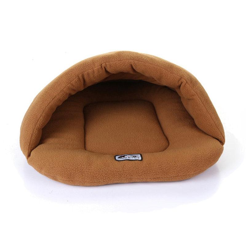 Fleece Pet's Sleeping Bed with Cushion - Trendha