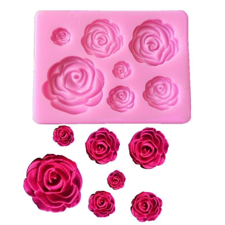 Flowers Shaped Silicone Baking Mold