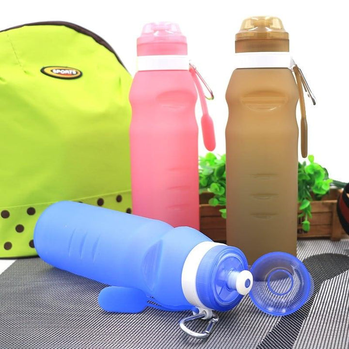 Foldable Silicone Water Bottle - Trendha