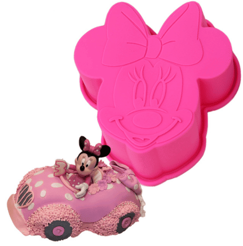 Funny Minnie Mouse Shaped Eco-Friendly Silicone Baking Mold - Trendha