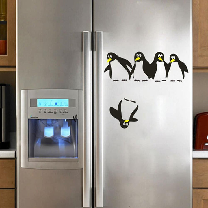 Funny Penguin Decal for Refrigerator - Trendha