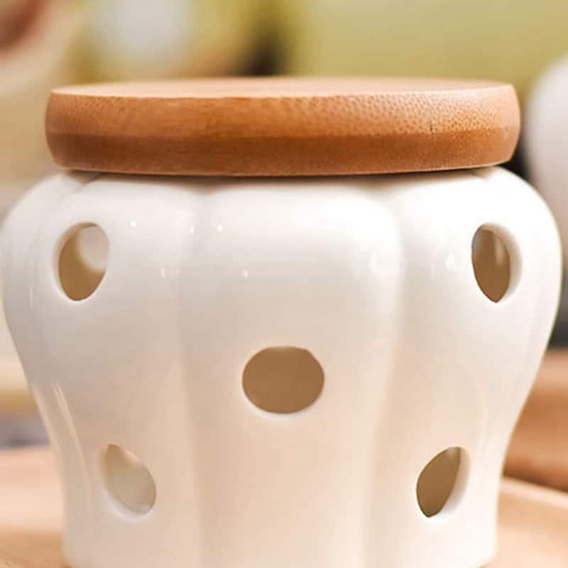 Garlic Design Storage Jar - Trendha