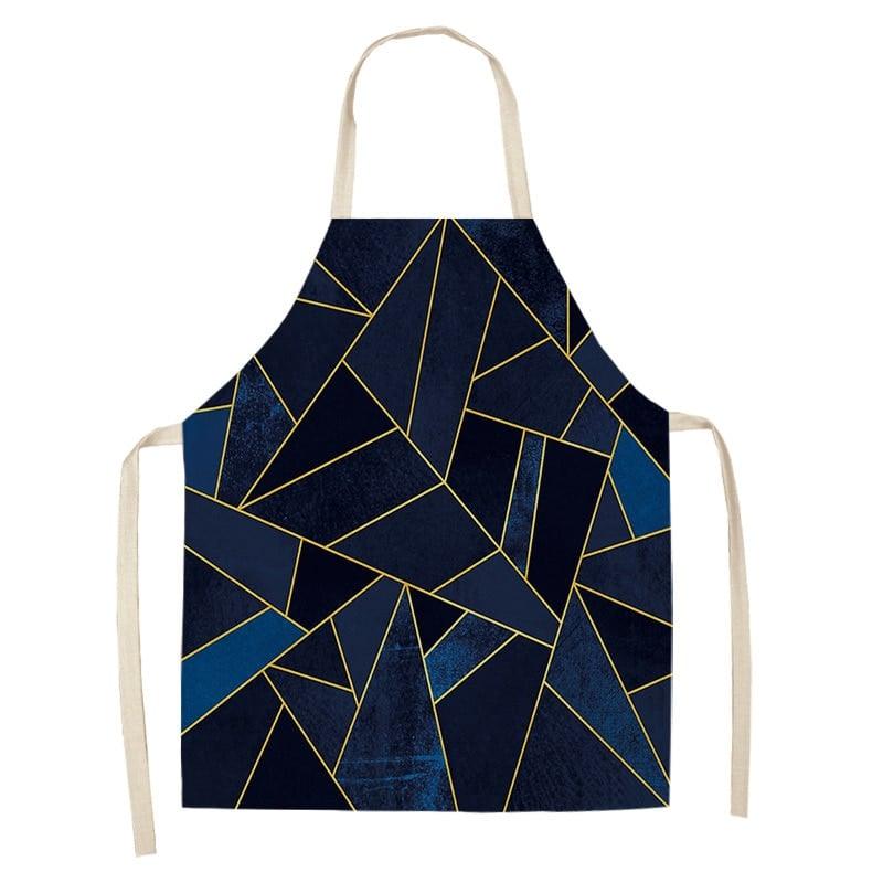 Geometric Printed Kitchen Apron - Trendha