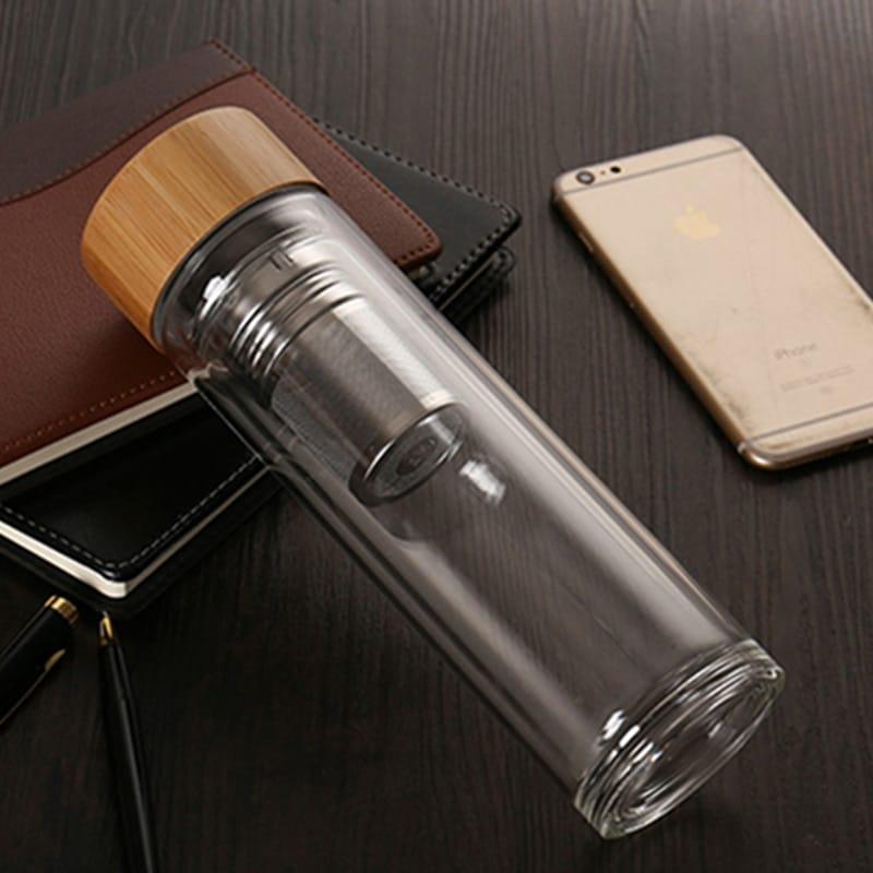 Glass Tea Bottle With Filter - Trendha