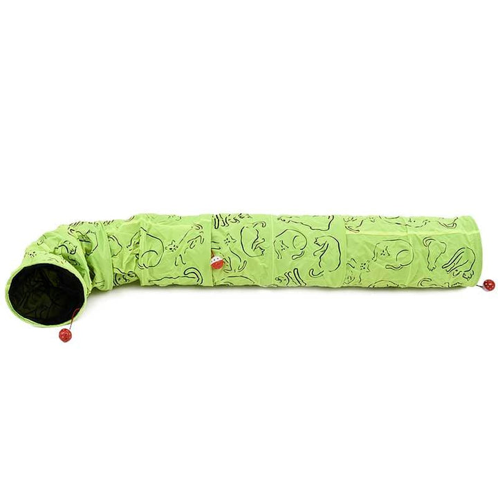 Green Nylon Tunnels For Cats - Trendha