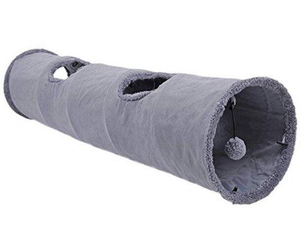 Grey Design Tunnel Toy fot Cats - Trendha