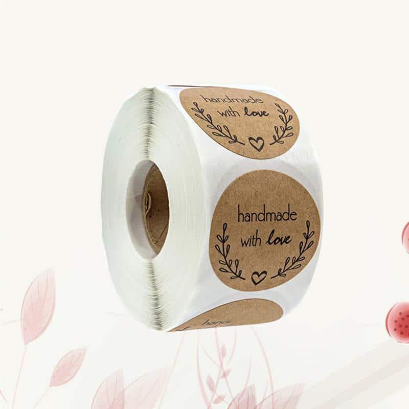 Handmade Label Roll of Stickers - Trendha