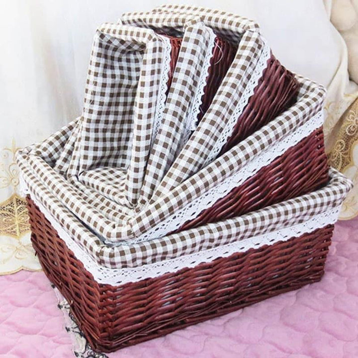 Handmade Rattan Storage Basket - Trendha