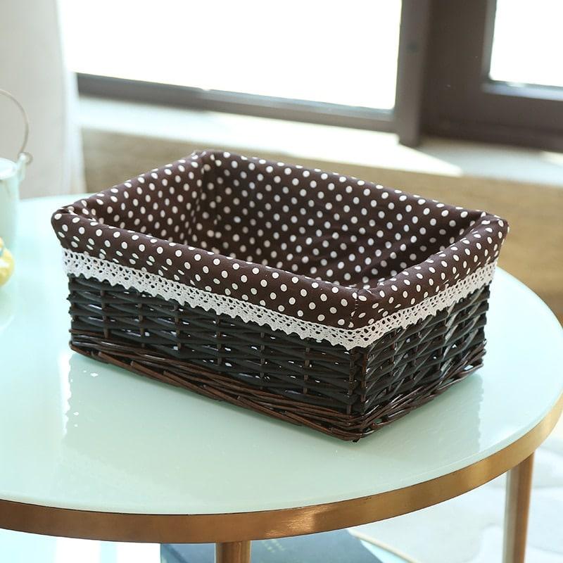 Handmade Rattan Storage Basket - Trendha