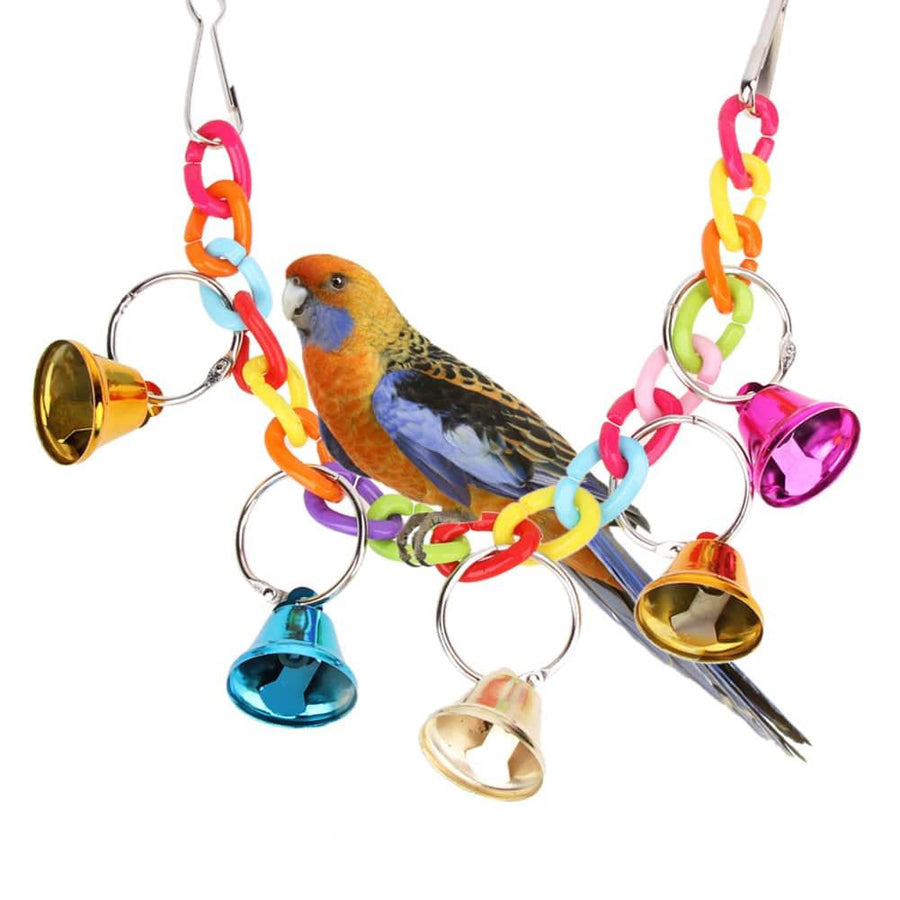 Hanging Bells Swing For Birds - Trendha