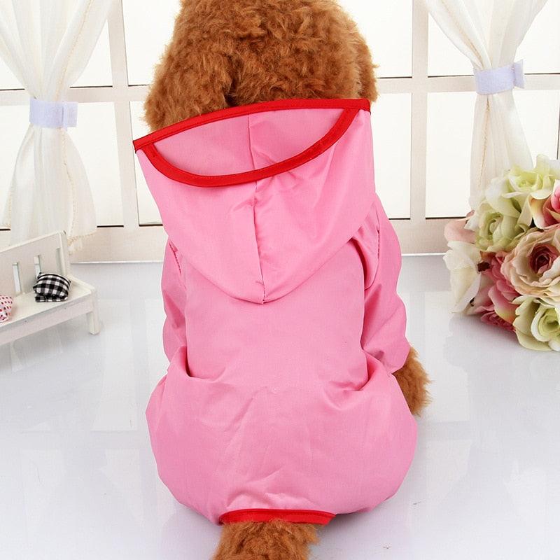 Hooded Dog Raincoat with Peak - Trendha