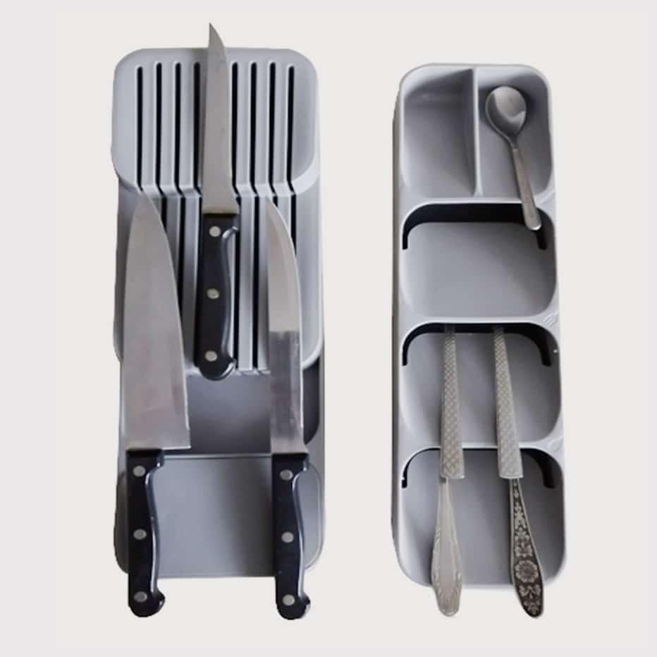Kitchen Cabinet Tray Organizer