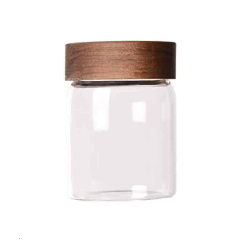 Kitchen Transparent Glass Storage Jars - Trendha