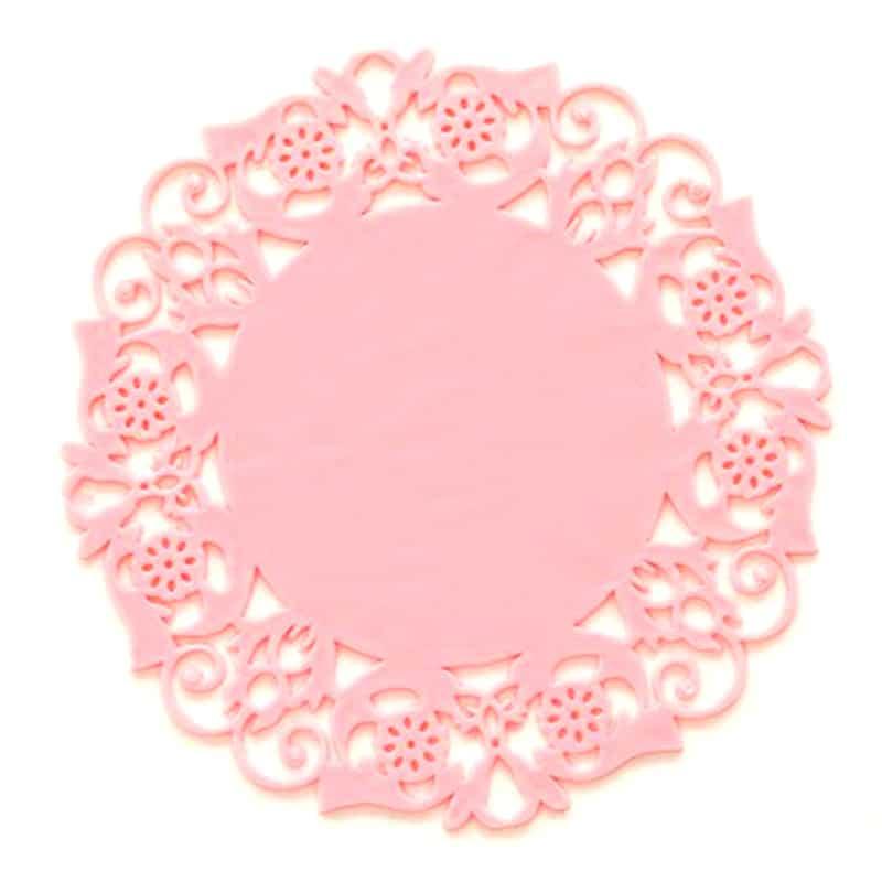Lace Silicone Kitchen Coasters Sets - Trendha