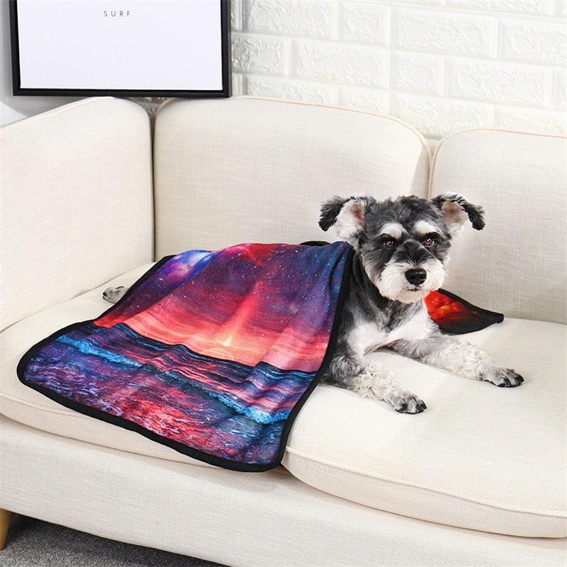 Large Space Themed Blanket for Pets - Trendha
