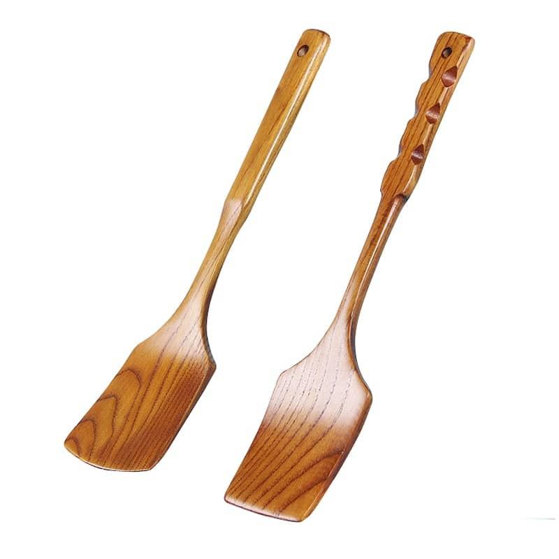 Long Handle Wooden Turner - Trendha
