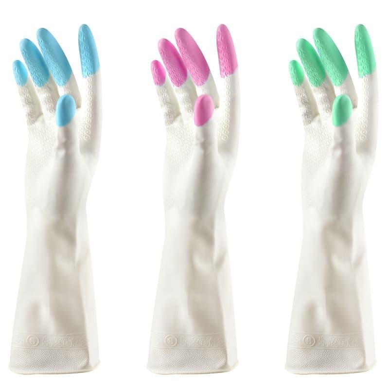 Long Sleeve Latex Kitchen Gloves