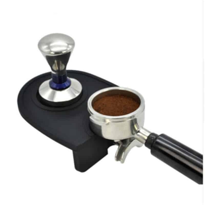 Coffee Tamping Mat and Press Options