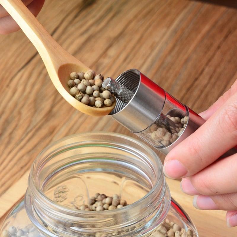 Manual Stainless Steel Salt and Pepper Mills - Trendha