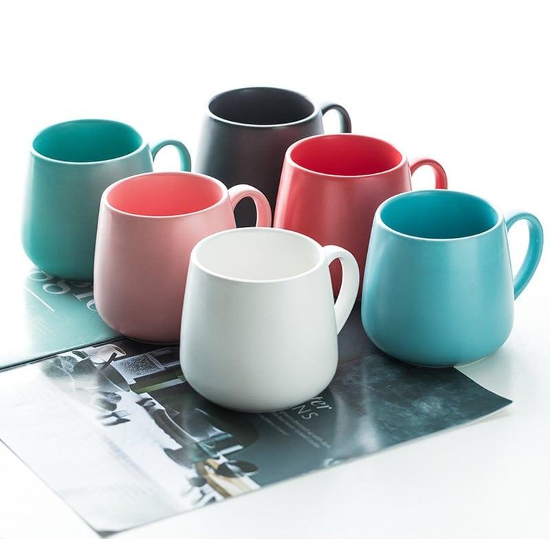 Matte Textured Ceramic Coffee Mug
