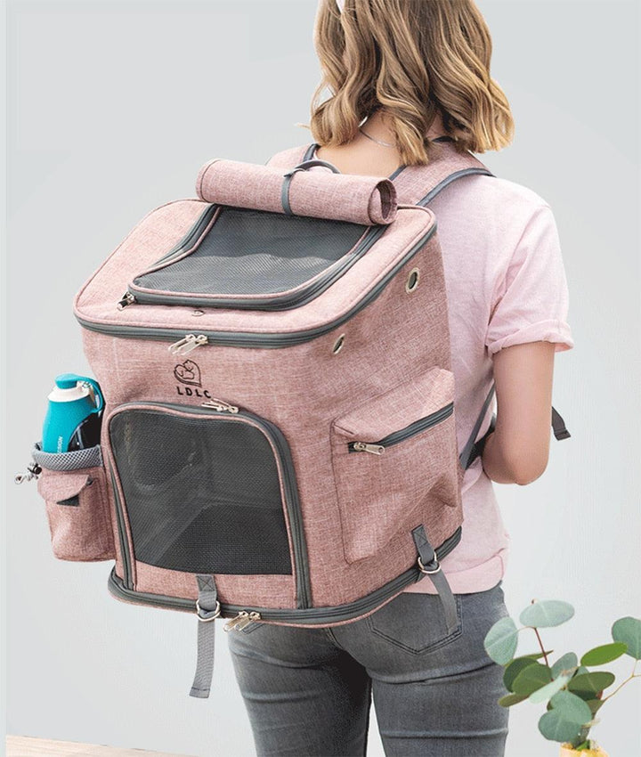 Melange Color Backpack Cat Carrier - Trendha