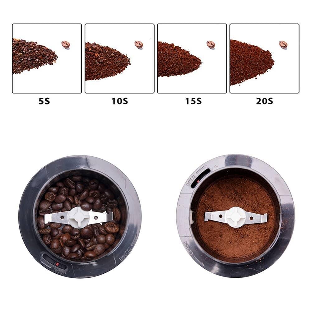 Mini Electric Stainless Steel Coffee Beans Grinder - Trendha